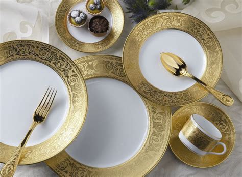 gucci porcelain change tray white with gold|Designer Luxury Tableware Sets, Cups & Plates .